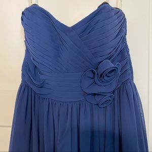 Bari Jay Bridesmaid Dress 103 Navy | 12